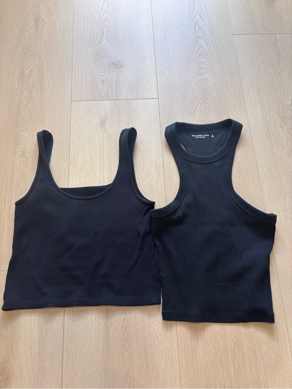Abercrombie & Fitch Two Black Tank Tops